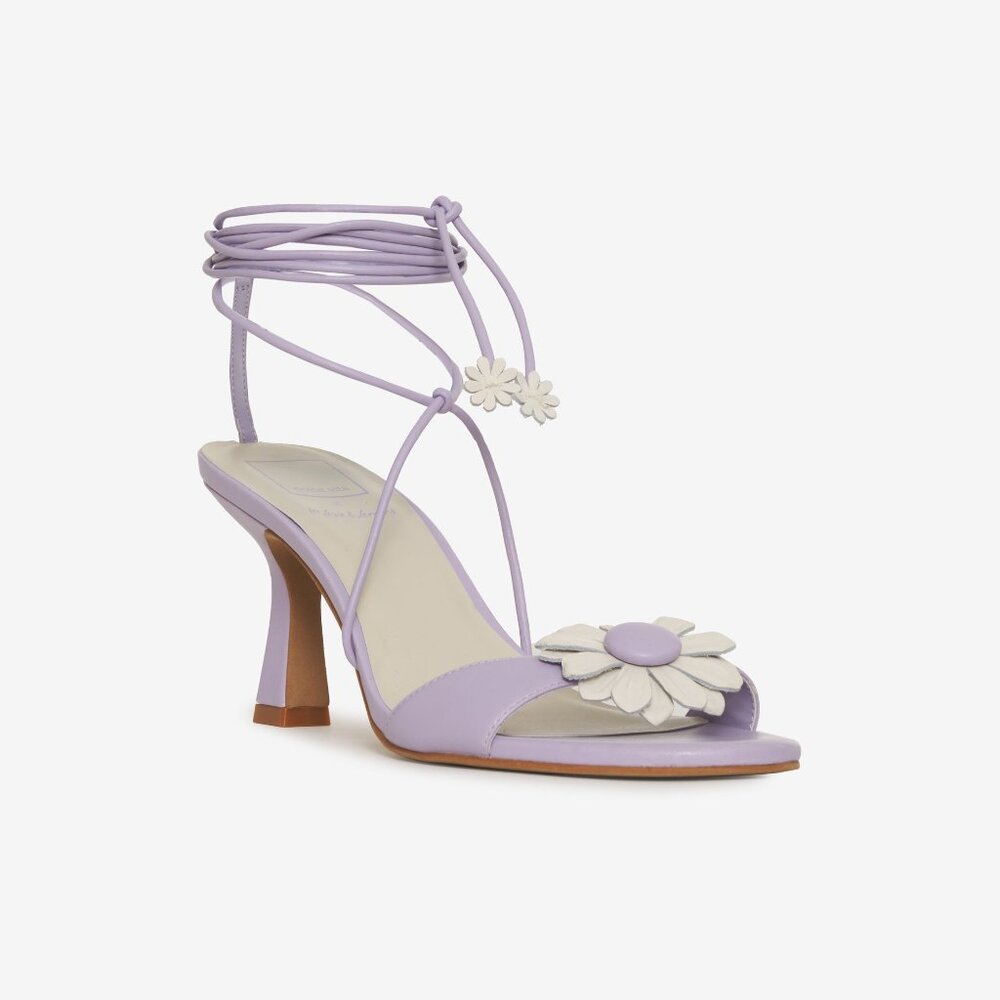 For Love & Lemons Daizy Heel Size 7 / Purple